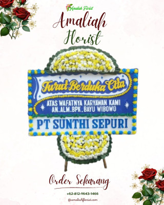 Papan Bunga Duka di Muararapak