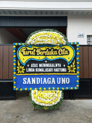 Papan Bunga Duka di Muararapak